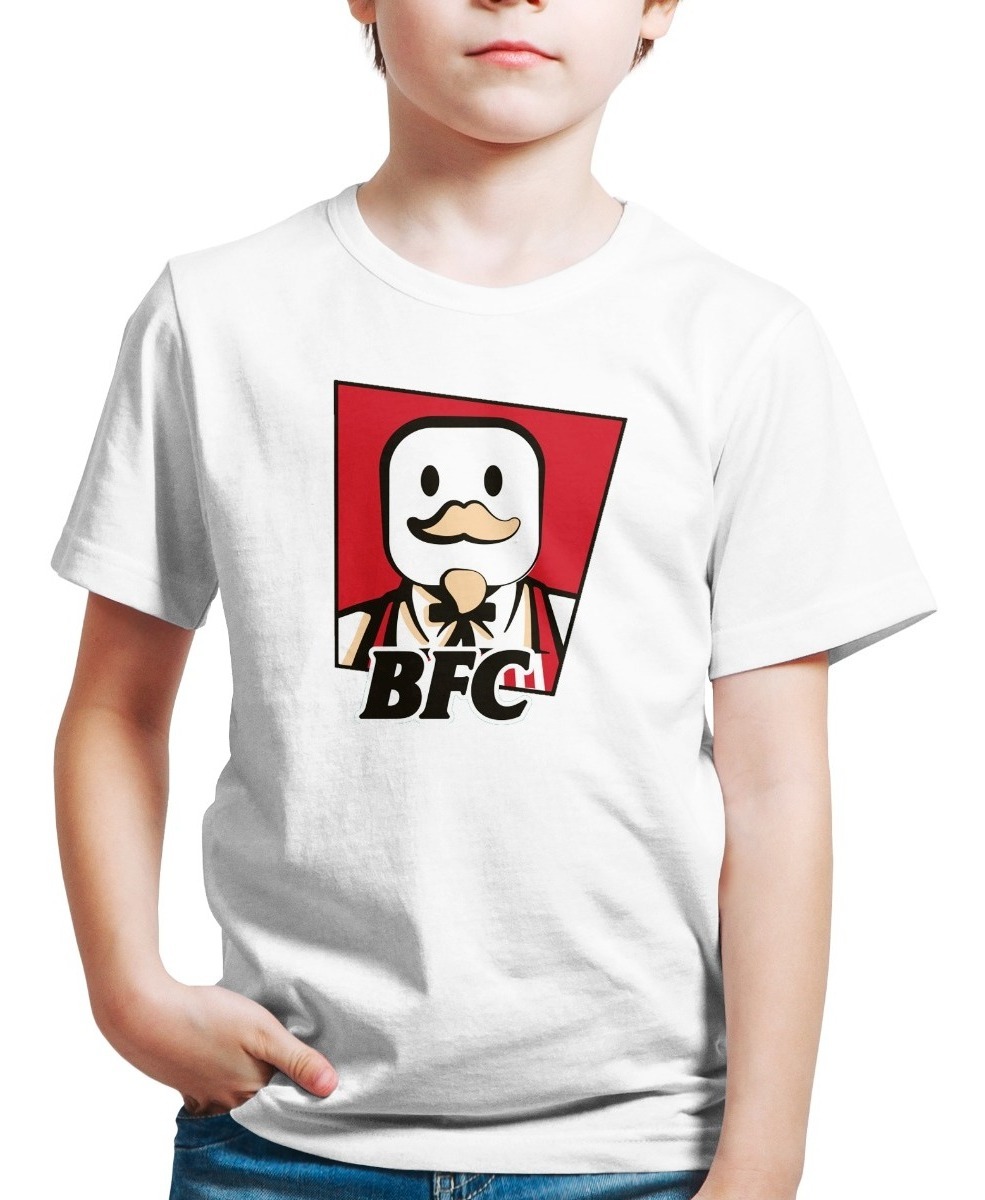 Polera Roblox Kfc Estilo Logo 0611 Ninos 9 990 En Mercado Libre - polera roblox niño