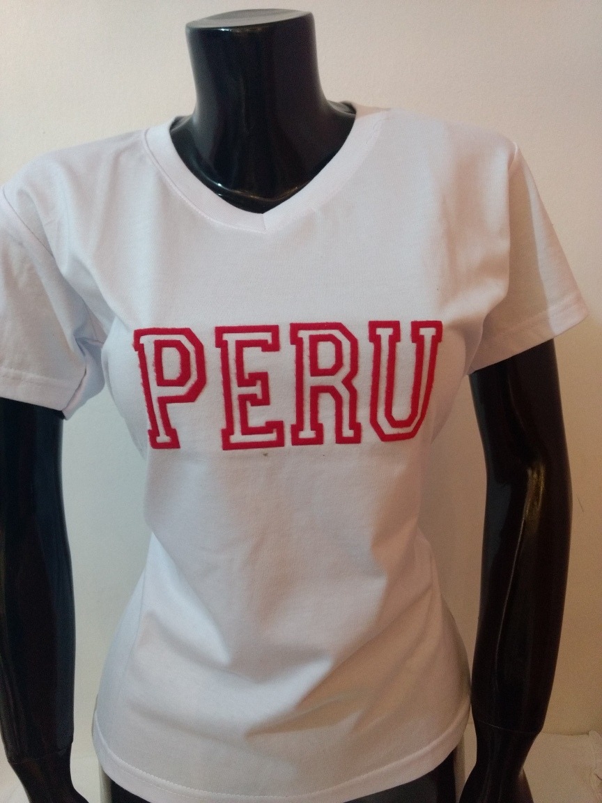 Polos Para Damas Peru De Algodon Mundial Rusia 2018 - S/ 30,00 en Mercado  Libre