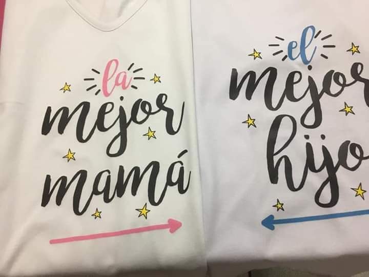 polos personalizados mama e hija