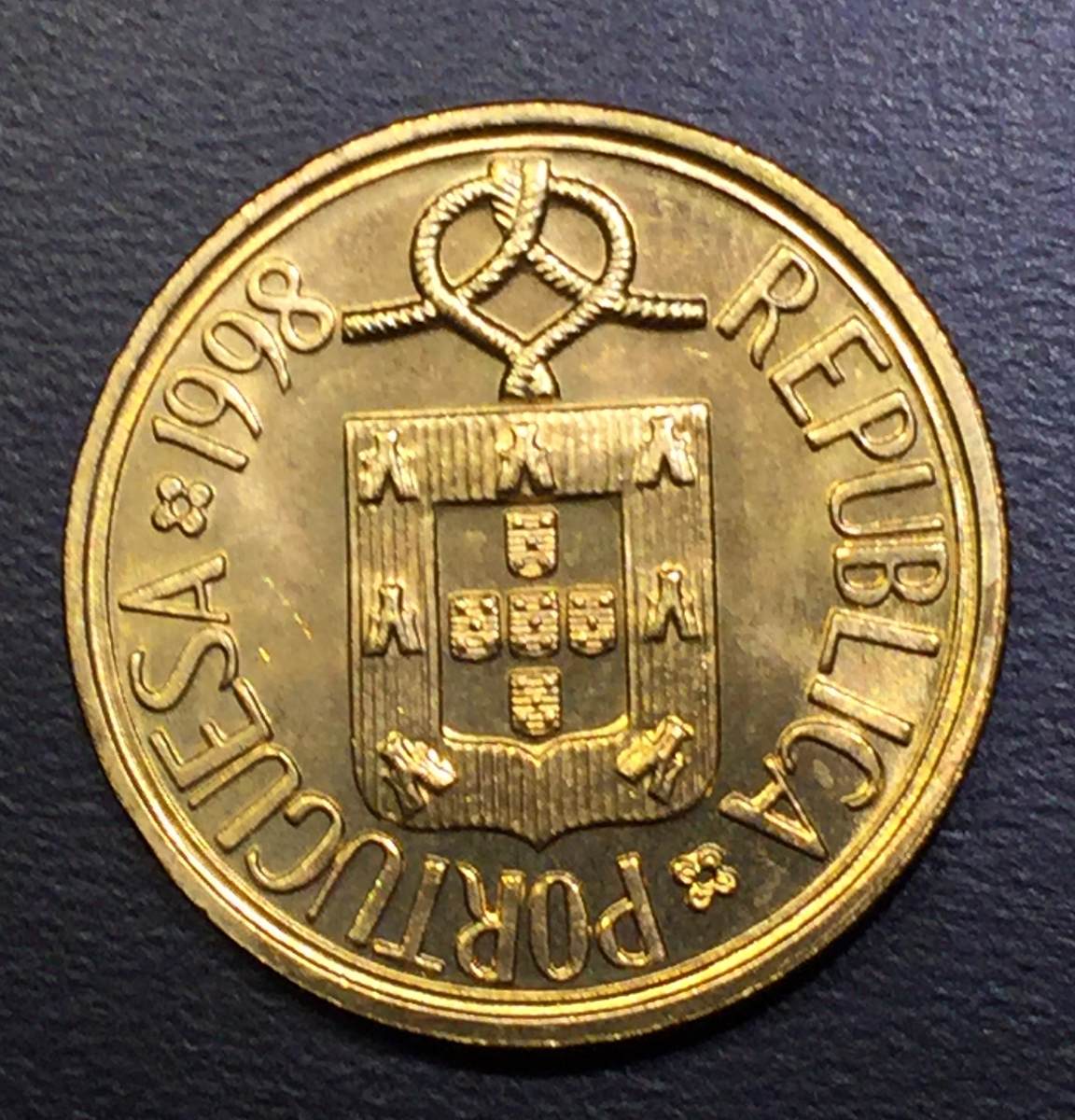 Por024 Moneda Portugal 5 Escudos 1998 Uncbu Ayff 41.00 en Mercado