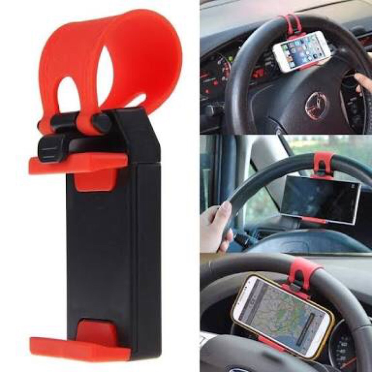 Porta Celular En El Volante; Silicon Celular De Carro Uber