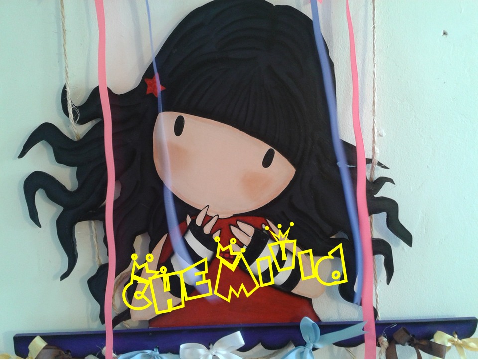 Porta lazos para niñas en mdf....simplemente hermoso!! bs ... Vacas en mdf