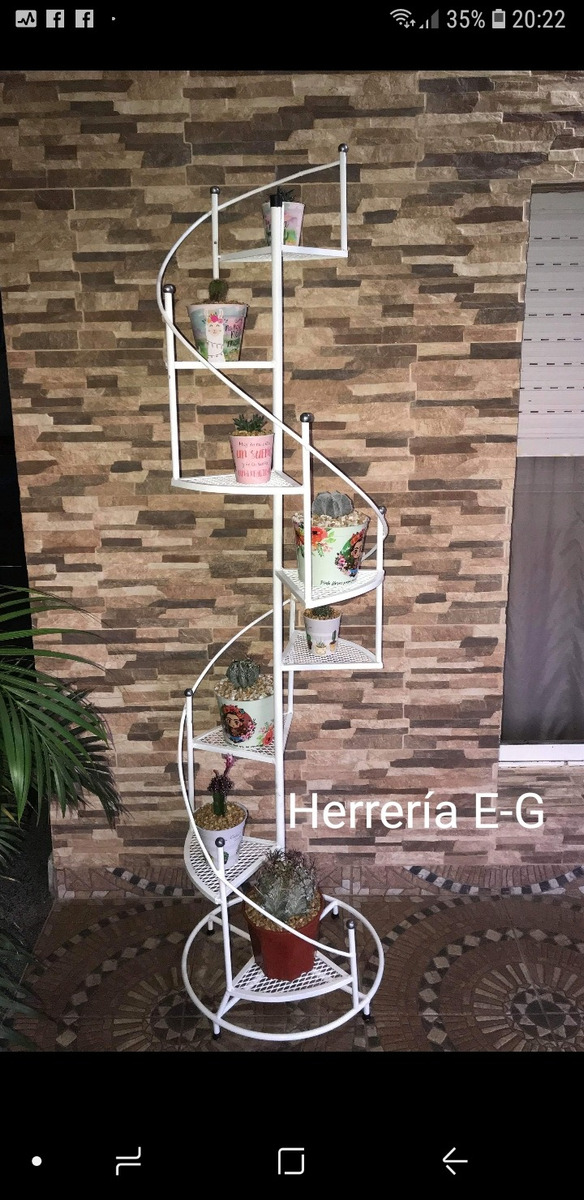 porta macetas en forma de escalera 3 000 00 en mercado libre