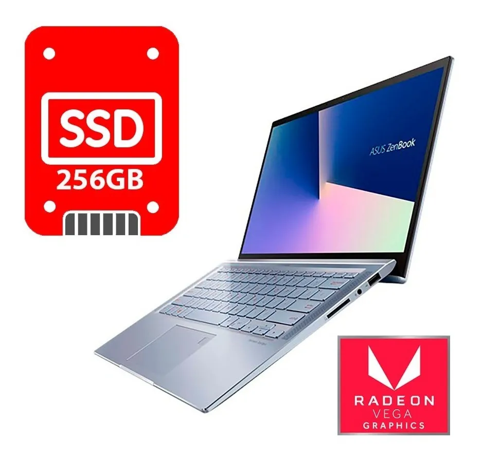 Portatil Asus Zenbook Um431da-am026 R5-3500u 8gb Ssd 256gb ...