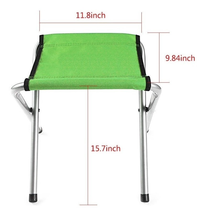 1X silla de aluminio plegable portatil de tela Oxford para patio al aire li 3X3