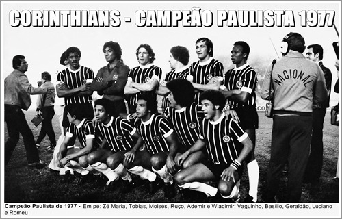 Poster Do Corinthians - Campeão Paulista De 1977 - R$ 24 