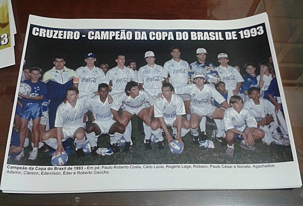 Poster Do Cruzeiro Campeão Da Copa Do Brasil 1993 R 2490 em Mercado Livre