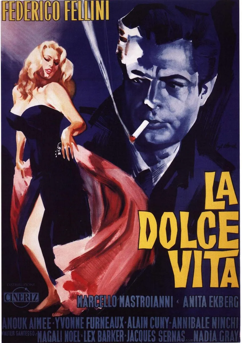Poster Importado De La Dolce Vita, De Federico Fellini - $ 879,99 ...