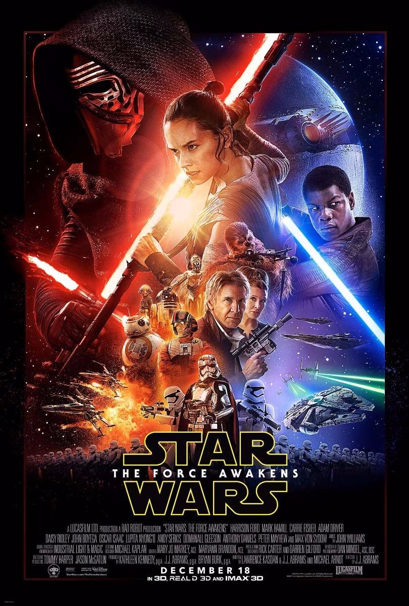 Resultado de imagem para star wars the force awakens poster