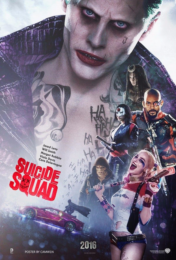 Posters Personalizados Suicide Squad Harley Quinn Joker 