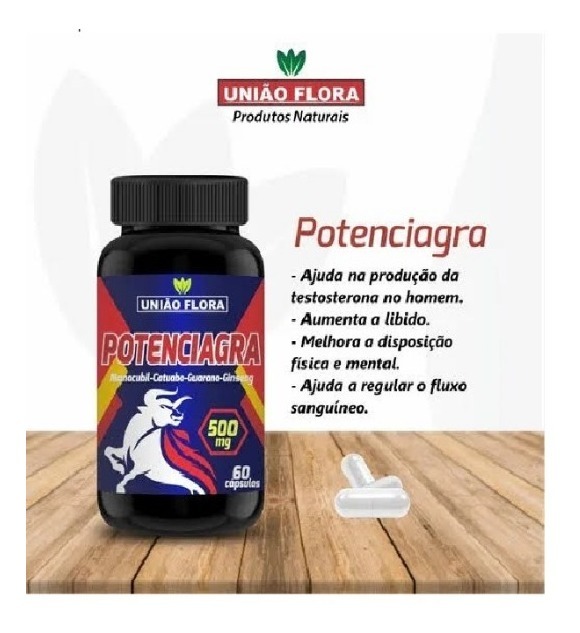 Potenciagra Original Para Homens 60 Capsulas - R$ 62,95 em Mercado ...