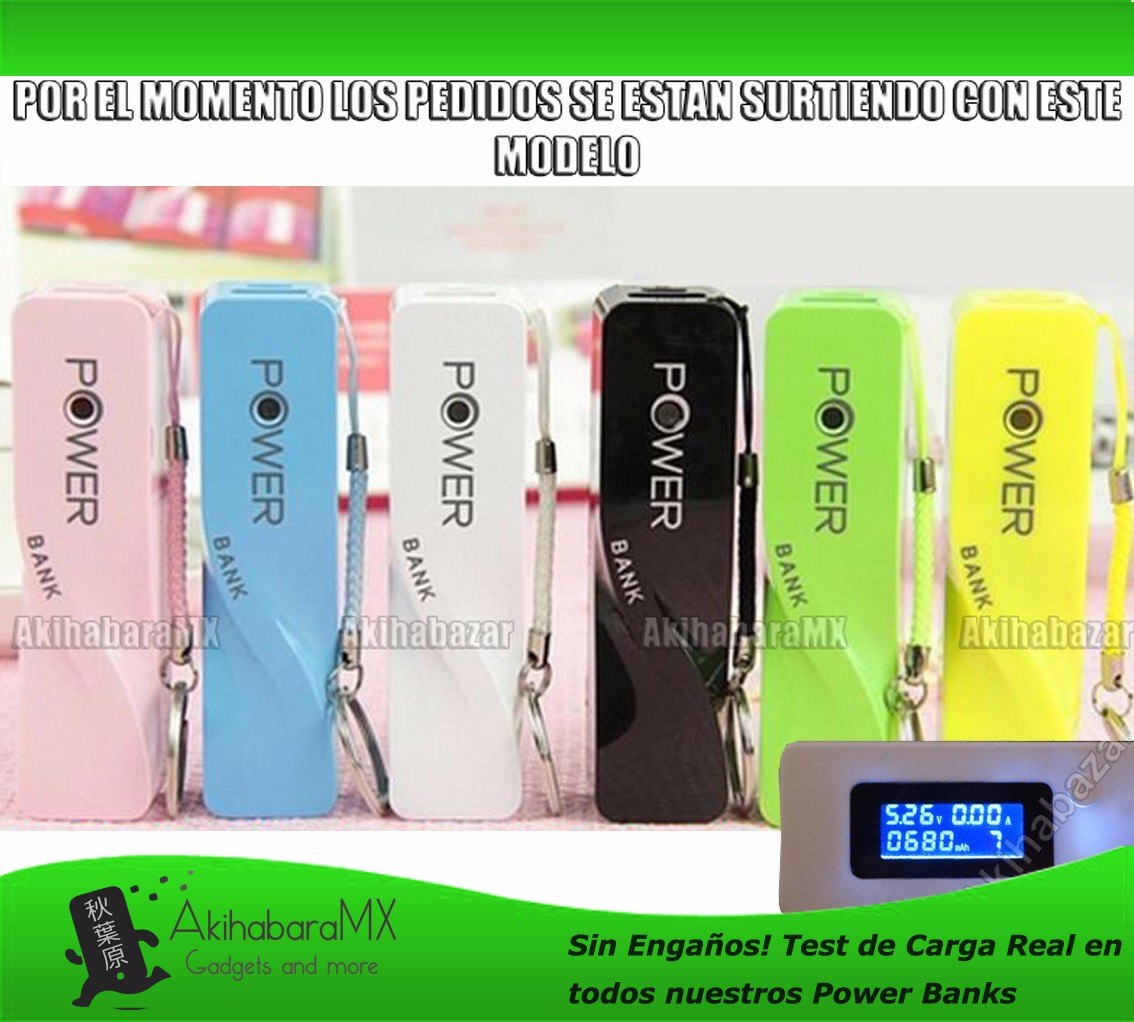 Power Bank 2600mah Paquete De 20 Envío Incluido Por Fedex Power Bank 2600mah Paquete De 20 Envío Incluido Por Fedex