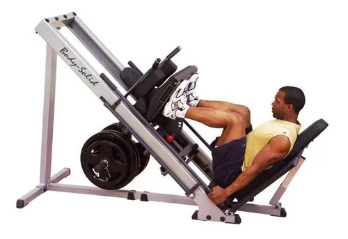 prensa  para pierna de 45 grados y sentadilla