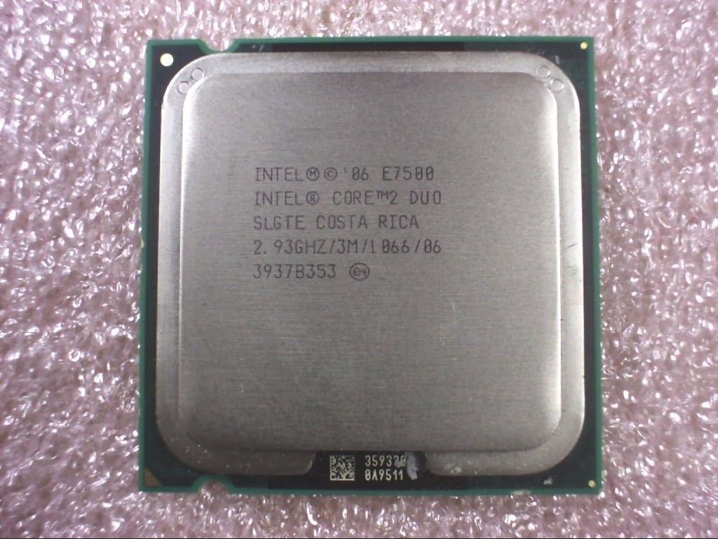 intel core 2 duo e7500 2.93ghz intel core 2 duo e7500 2.93ghz