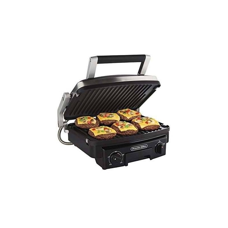 Proctor Silex 5 In 1 Indoor Countertop Grill Griddle 5 429 32