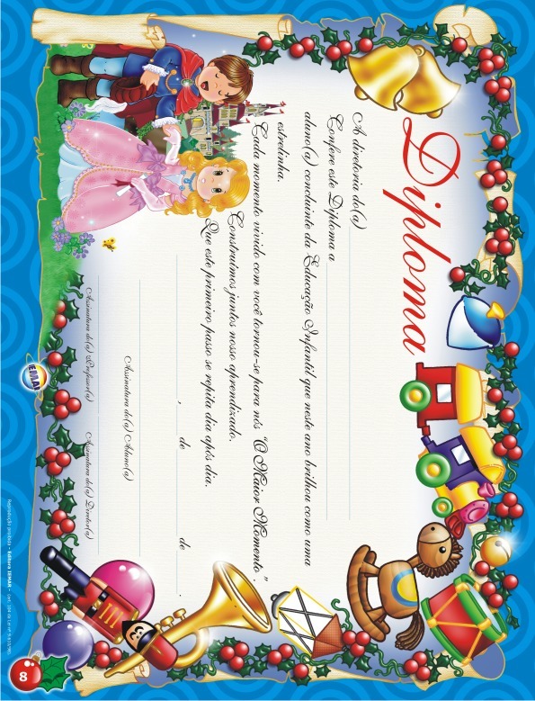 Projeto Educação Infantil - Kit Formatura (com 30) - R
