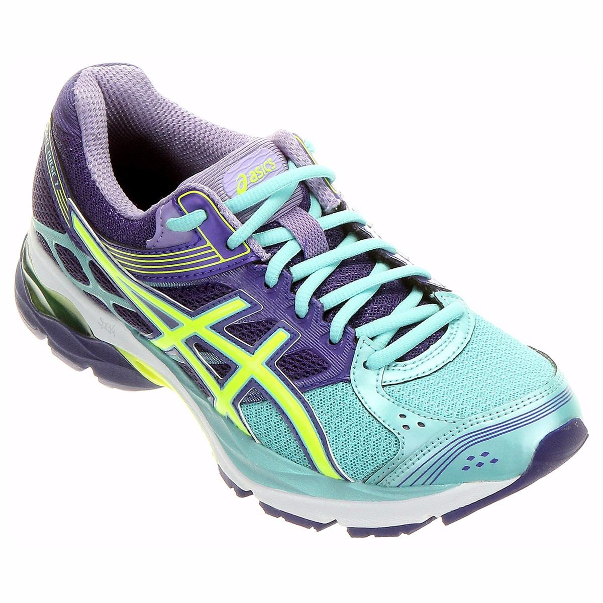 tenis asics feminino verde