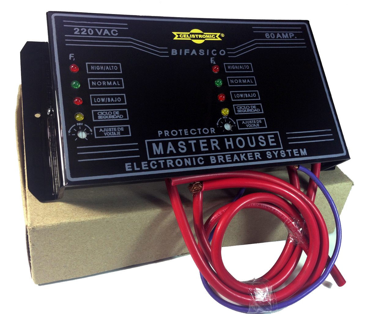 Corrector De Voltaje Para Casa Protector De Voltaje Celistronic 220v 60a Casa / Oficina. - Bs. 2,30 en