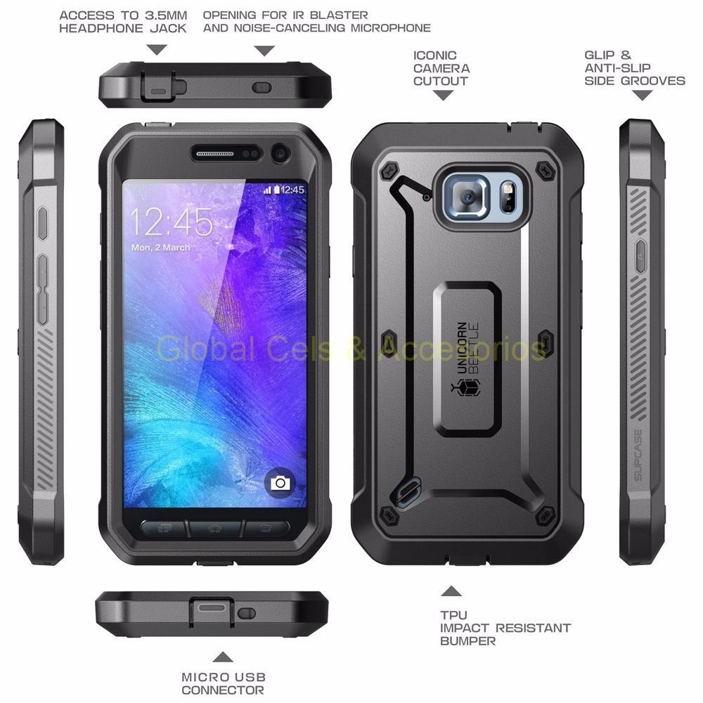 Protector Galaxy S6 Active Supcase Pro Gancho Mica Integrada - S/ 179,00 en Mercado Libre