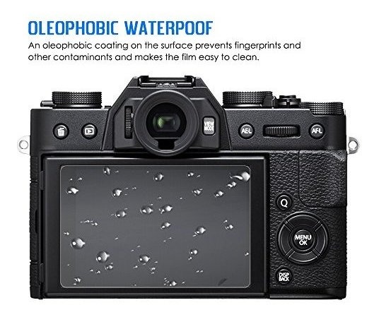 2x protector de pantalla FujiFilm X-T2 protección Film Protector de pantalla claro