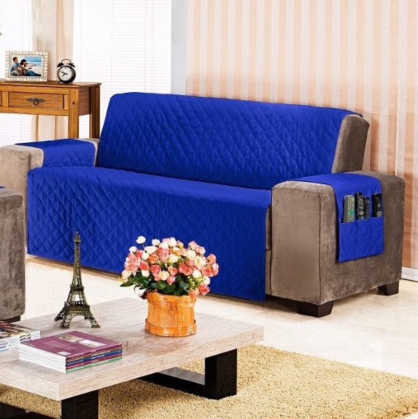 Protetor De Sofa Ana 4 Lugares Liso Lindo Ideal Sofá Grande R Protetor De Sofa Ana 4 Lugares Liso