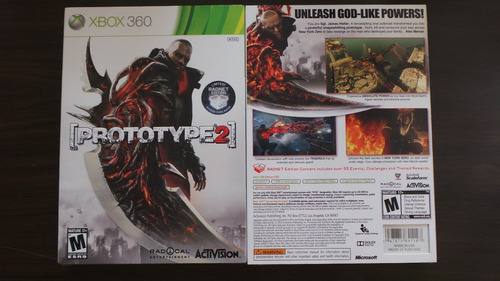 Prototype 2 Xbox 360 Nuevo Sellado 34900 En Mercado Libre