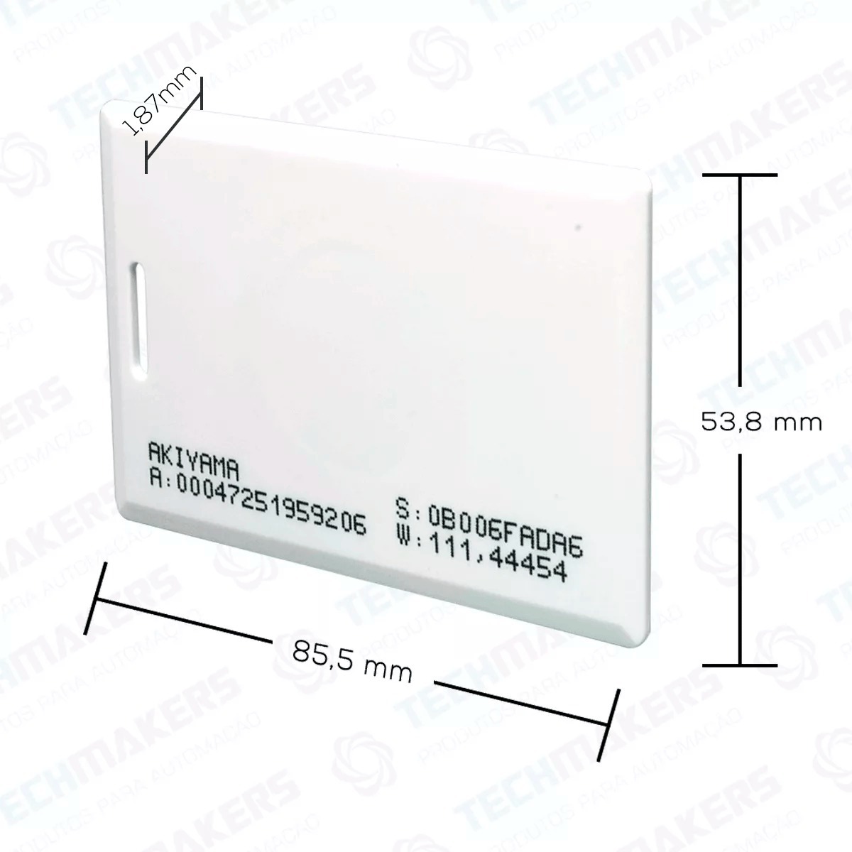 Cartão Proximidade Clamshell Rfid Com Furo 125khz 10 Unid Cartão Proximidade Clamshell Rfid Com Furo 125khz 10 Unid