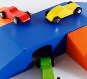 Madera Montessori En Auto Didáctico Niños PuenteRampa kuiPXZO