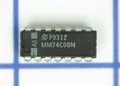 NS MM74C08N DIP-14 Quad 2-Input AND Gate