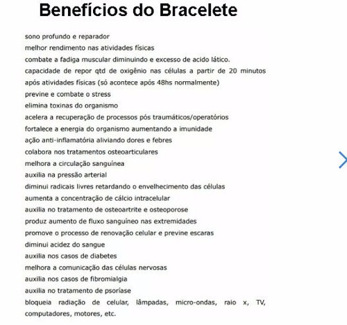 Pulseira Nipponflex Bracelet Style Magnética - R$ 209,00 