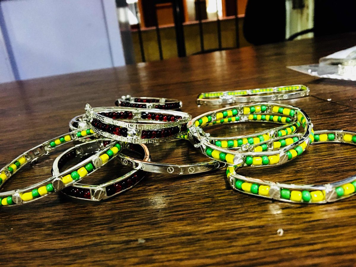 Pulsera Idde De Orula Plata Ley .925 Con Baño Oro Amarillo - $ 1,500.00