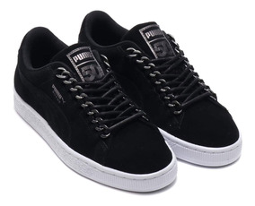 puma suede negros