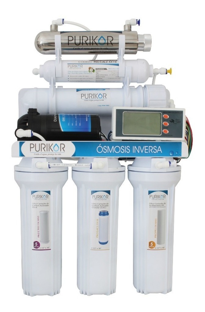 Purificador Agua Osmosis Inversa Purikor 6 Etapas Uv 100 Gpd 4 719