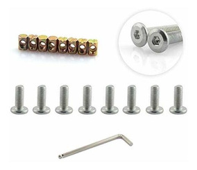 M4 chapados en zinc, 4 mm x 12 mm, 20 unidades Tornillos para m/áquina de coser