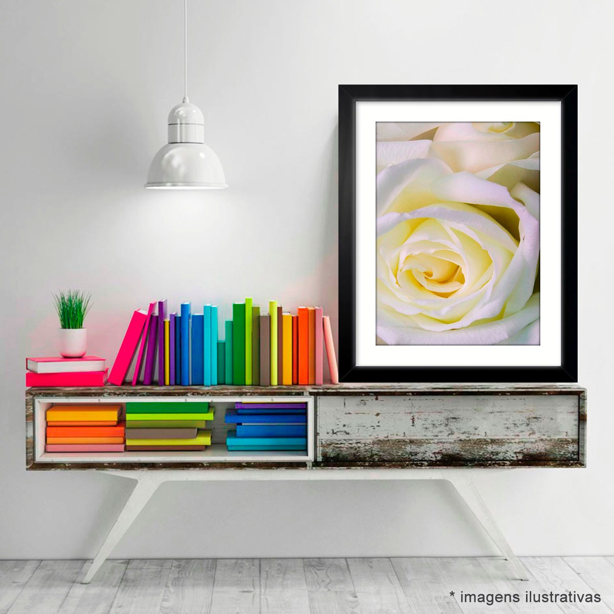 Quadro Flores Rosa Branca Jardim Moderno Cozinha Nac Decor R 75 Quadro Flores Rosa Branca Jardim Moderno Cozinha Nac Decor R 75