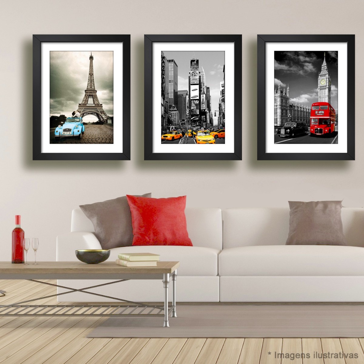 Sala com quadros Sala com quadros