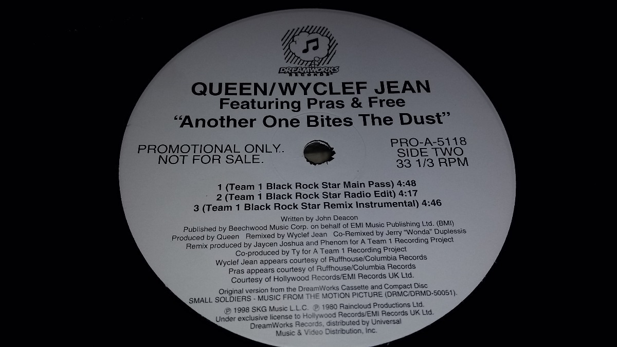 Queen Wyclef Jean Another One Bites The Dust 98 Remixes