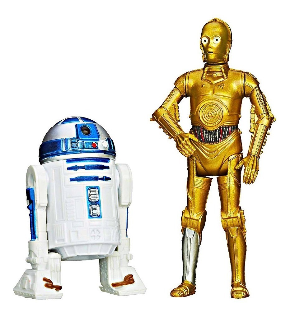 R2 D2 C3po Star Wars Vintage Figuras 3 75 Episode Iv Mission