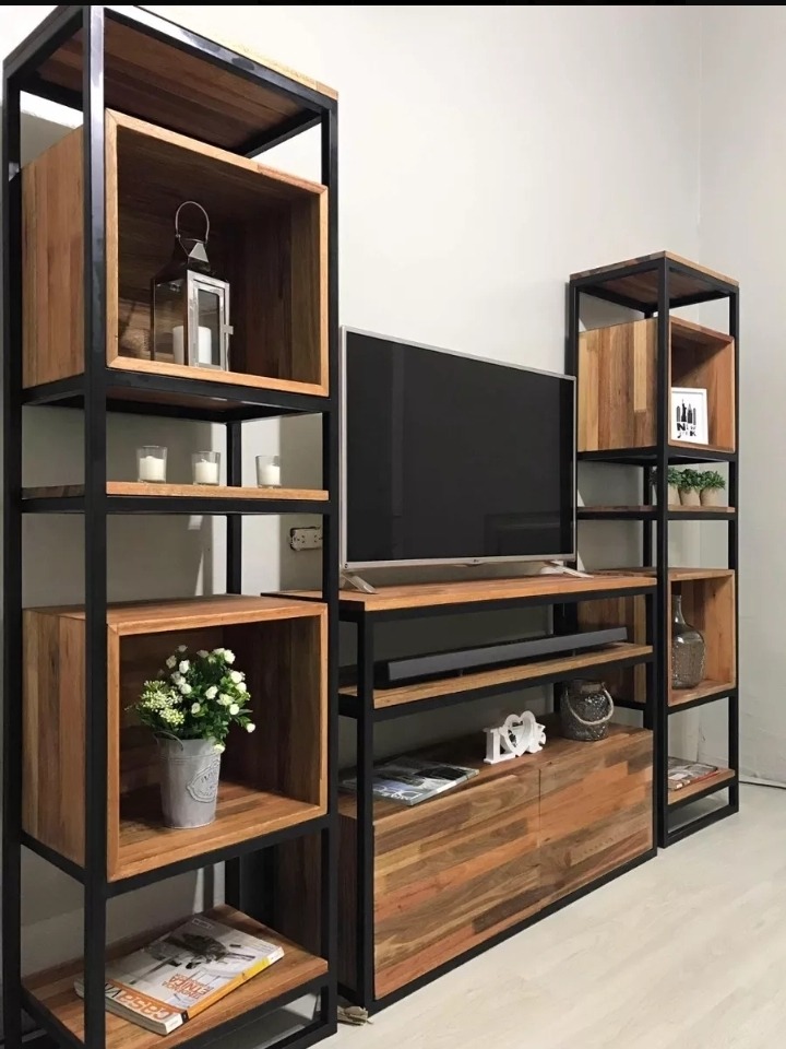 Muebles hierro y madera