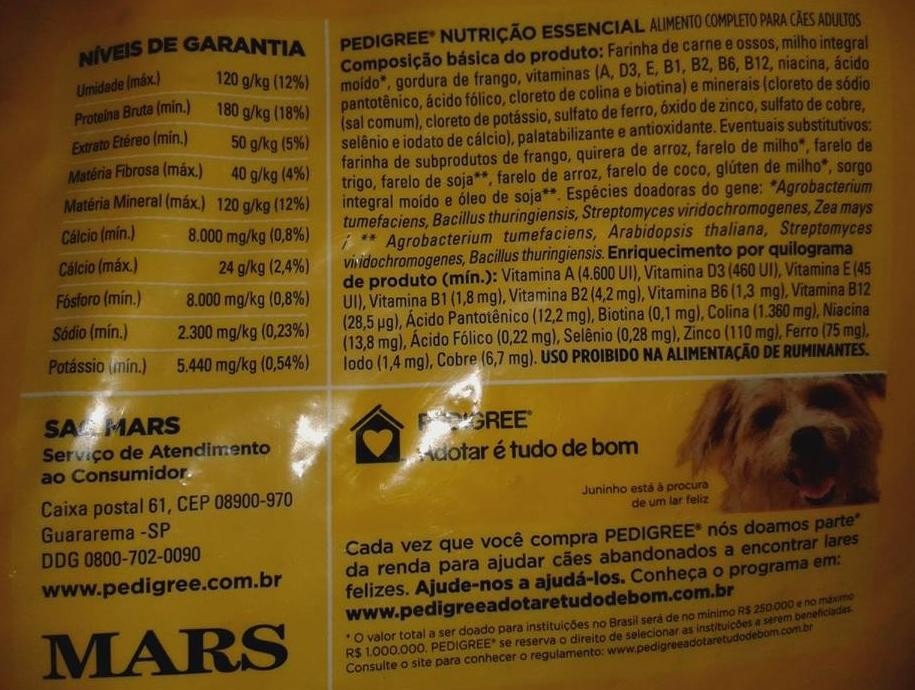 Ração Pedigree Nutrição Essencial 15kg Cães - R$ 89,90 em 