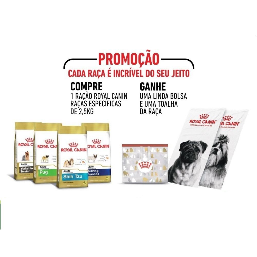 Racao Royal Canin Para Caes Pug Filhotes 2 5kg Combo R 119 99