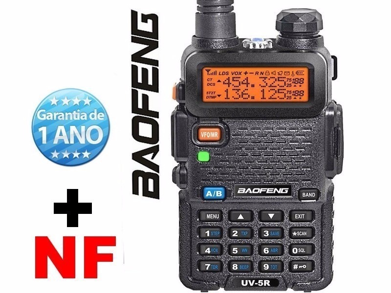 Radio Ht Dual Band Uhf Vhf Baofeng Uv 5r Fone Pronta radio ht dual band uhf vhf baofeng uv 5r fone pronta