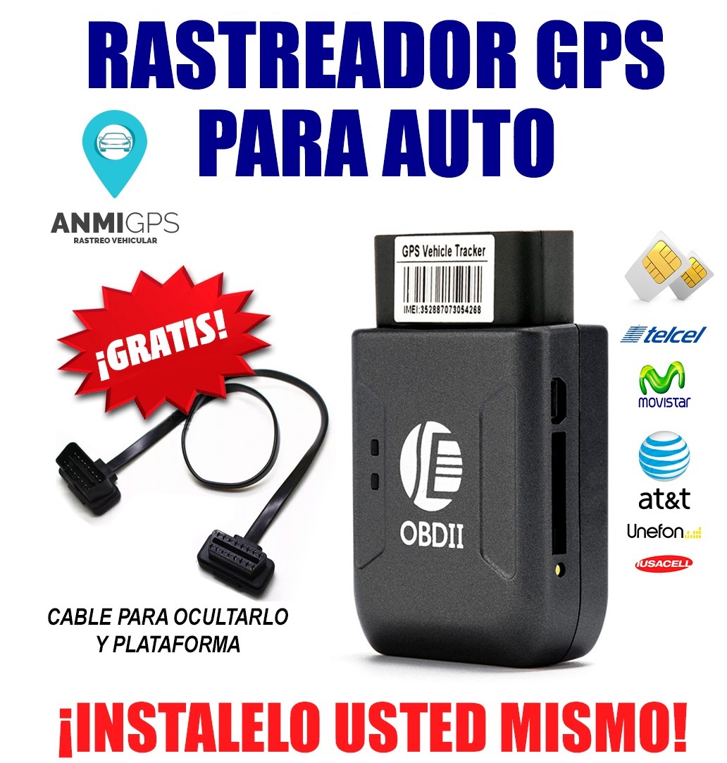 Rastreador Obd Gps Tracker Plataforma Gratis De Por Vida - $ 1,250.00
