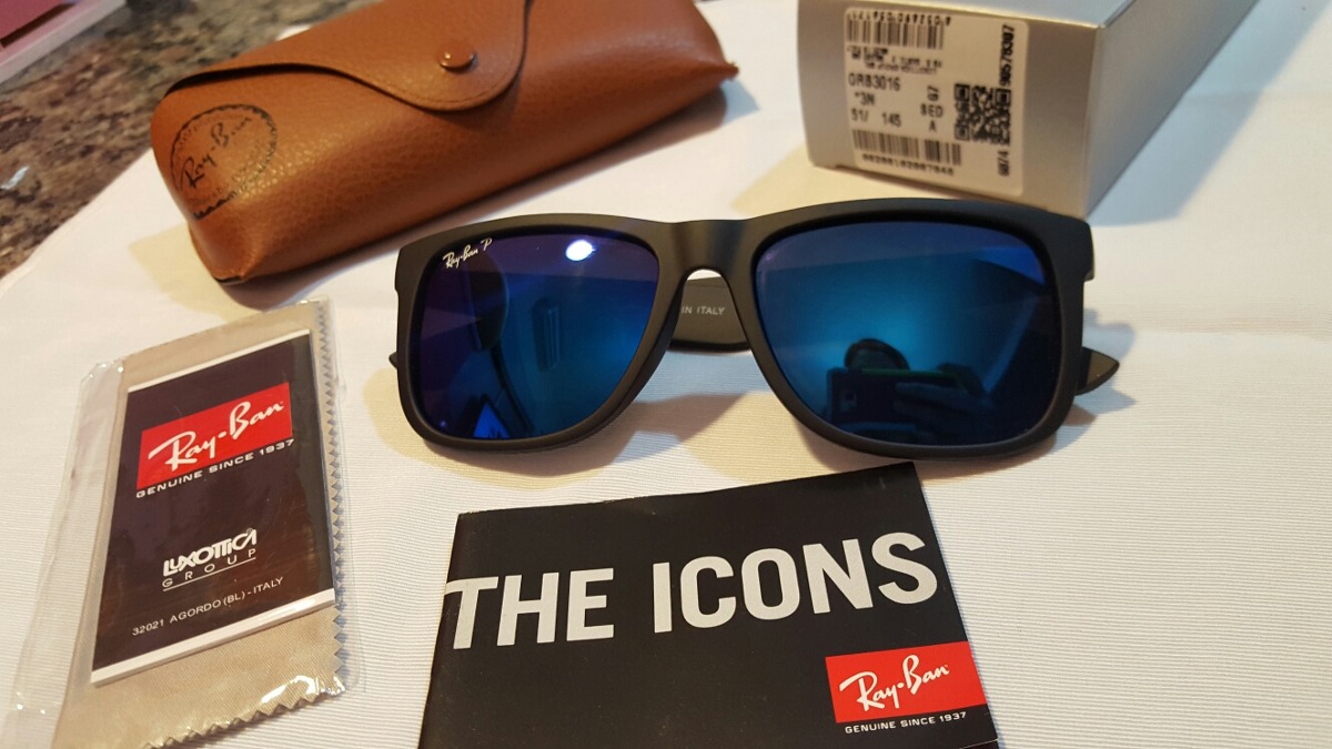 ray ban justin polarizado azul ray ban justin polarizado azul