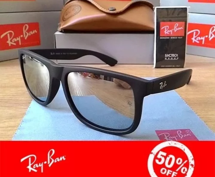 oculos masculino rb 4165 ray ban justin espelhado polarizado oculos masculino rb 4165 ray ban justin espelhado polarizado