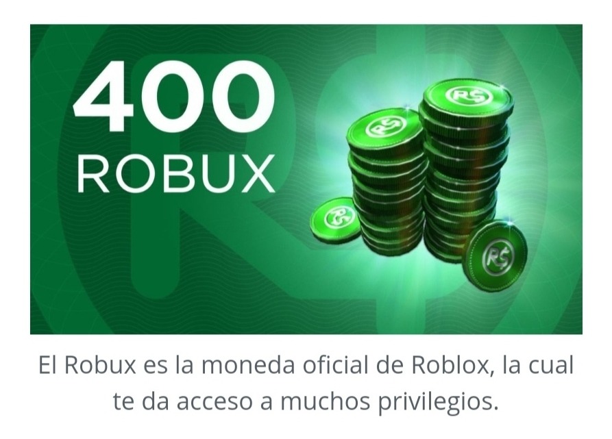 Recarga De 400 Robux Inmediata Roblox Chile 4 400 En Mercado Libre - como recargar robux