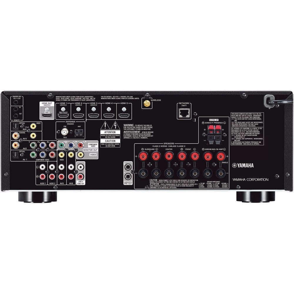 Receiver Yamaha Rx V679 7.2 Canais Bluetooth 4k Rxv679 Hdmi R 3.641