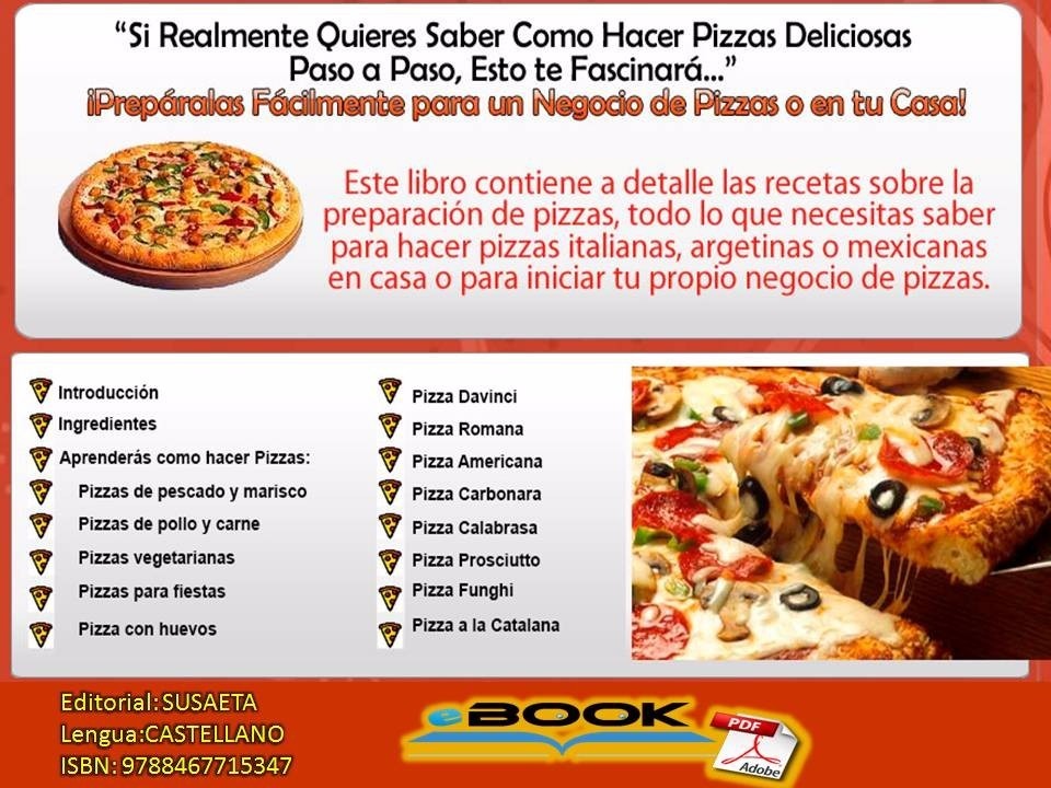 Receta Para Hacer Pizza