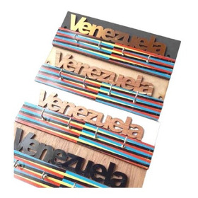 Recuerdo De Venezuela Porta Llaves  En Mdf De 3mm 