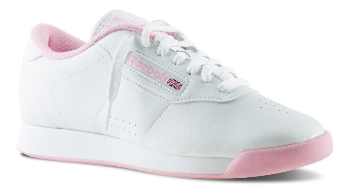 tenis reebok blanco con rosa